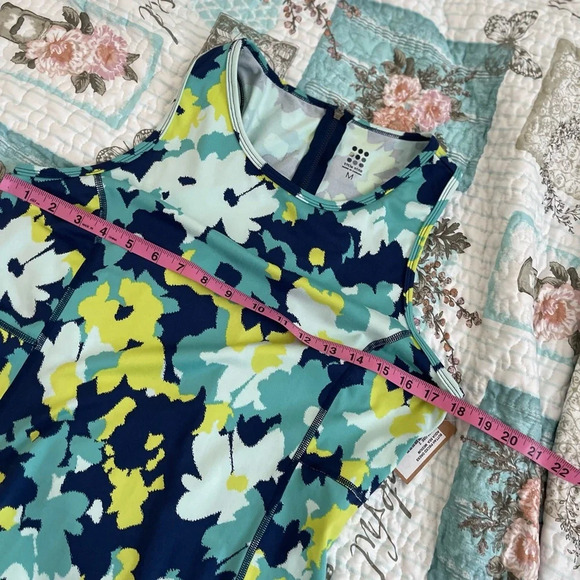 Title Nine Buttah Floral Dress Aqua Sea NWT - Picture 5 of 6